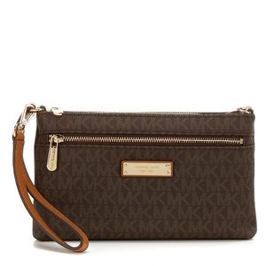 MICHAEL Michael Kors Large Logo Wristlet (NWT)